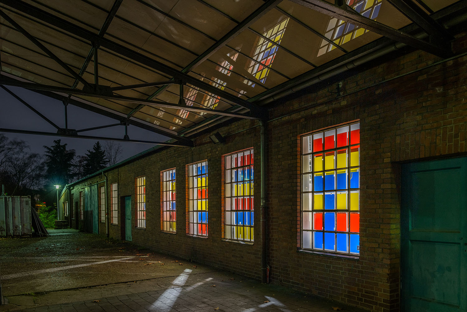Farb  Licht  Spiel - Installation von Nikola Dimitrov & Norbert Thomas im Verein fr aktuelle Kunst / Ruhrgebiet, Oberhausen